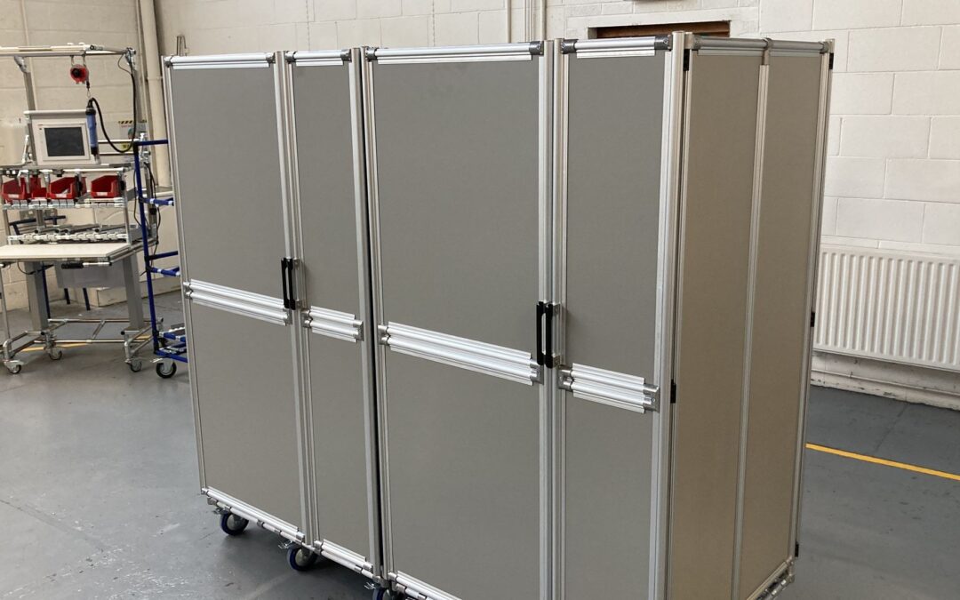 72 Tote Holder Inventory Cabinet